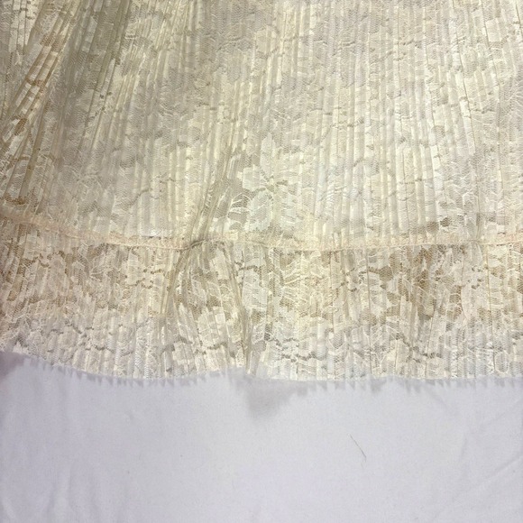 See By Chloé Lace Midi‎ Skirt 42 US 12 Pleated Tiered Coquette Feminine Dainty - Picture 9 of 9